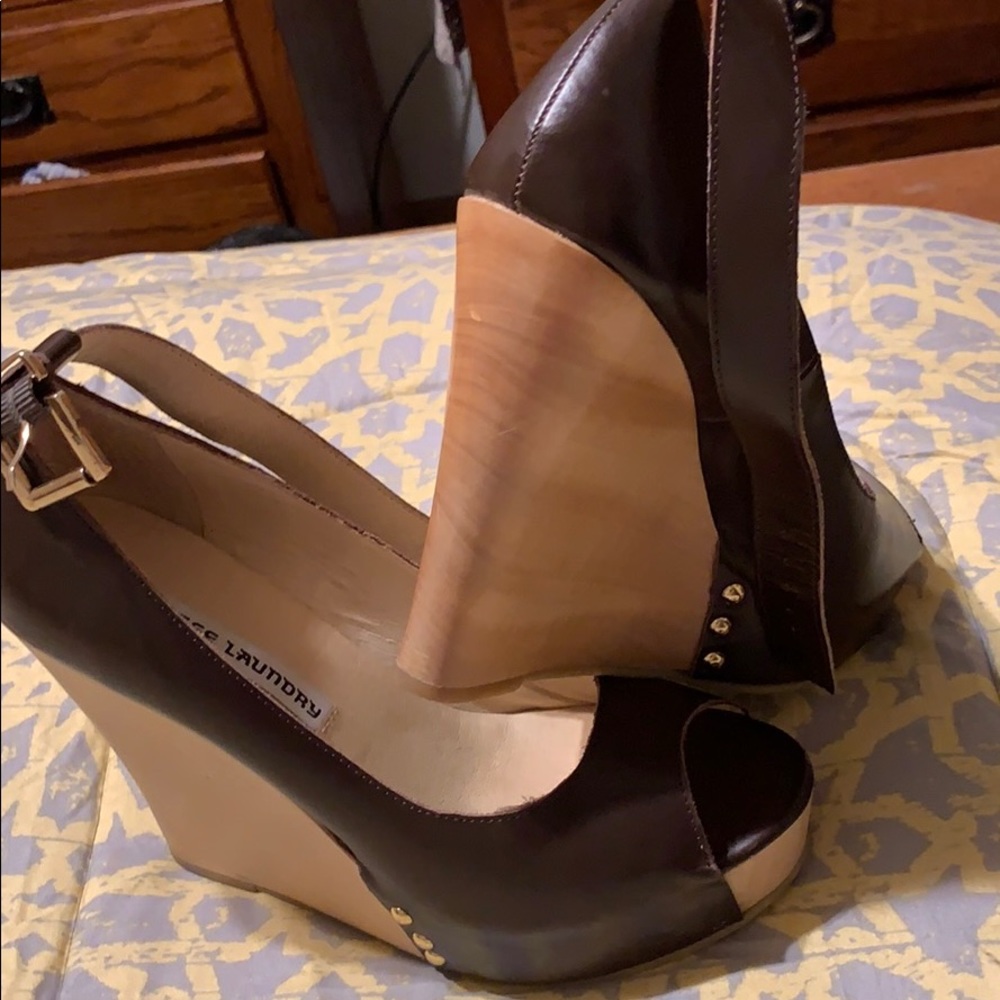 Pair of platform heels